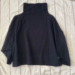 Women's Black Turtleneck Sweater